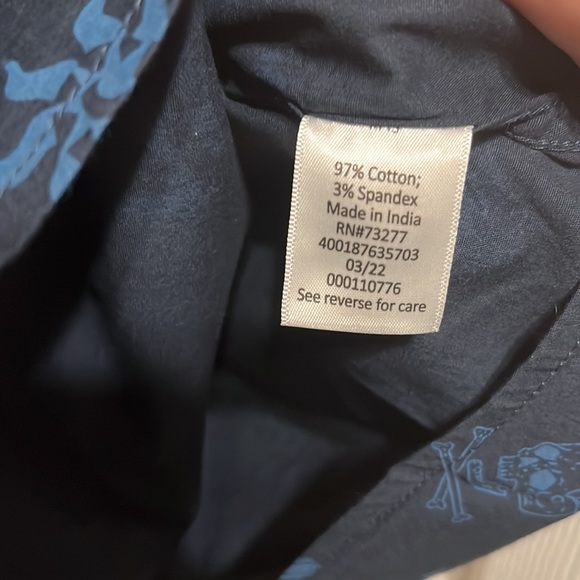 Sonoma Goods For Life Short Sleeve Perfect Length Button Down Shirt Size Medium - Picture 5 of 8